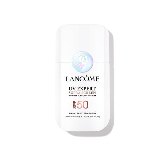 Lancôme Supra Screen Invisible Serum Sunscreen SPF 50+ - Anti-Aging Correction & Protection - For All Skin Types - 48 HR Hydration, Radiant Finish