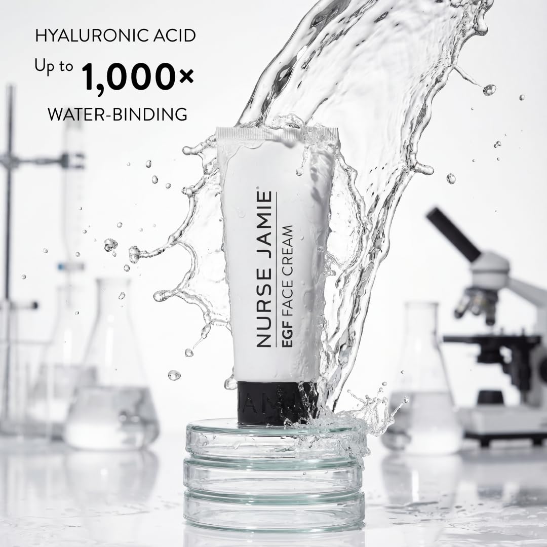 Nurse Jamie EGF Face Cream – Advanced Anti-Aging Moisturizer with Plant Stem Cells & Peptides