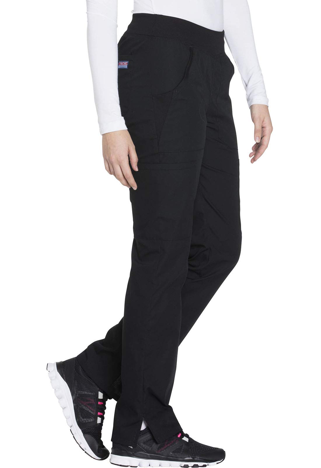 Workwear Originals Women Scrubs Pant Mid Rise Straight Leg Pull-on Cargo WW210