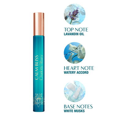 Charlotte Tilbury Calm Bliss Eau De Parfum - Pheromone Enhancing Floral Perfume Enriched with Naturally-Derived Oils - Long-Lasting Scent with Notes of Neroli Oil, Watery Accord & Lavandin Oil