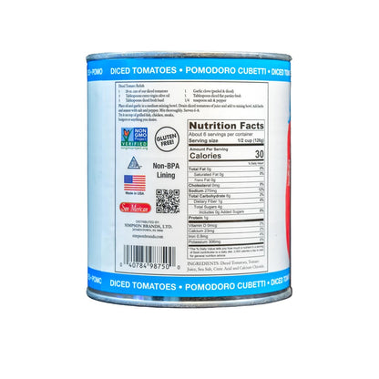 SMT SAN MERICAN TOMATO - Diced Tomatoes, 28 oz (Pack of 6)