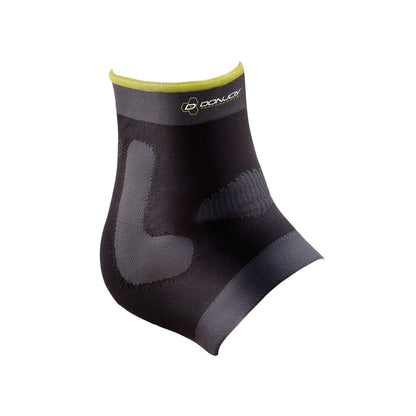 DonJoy Performance Deluxe Knit Ankle Compression Sleeve with J Buttress and Closed Heel for Mild Sprains, Strains, Inflammation, Swelling, Tendonitis, Arthritis