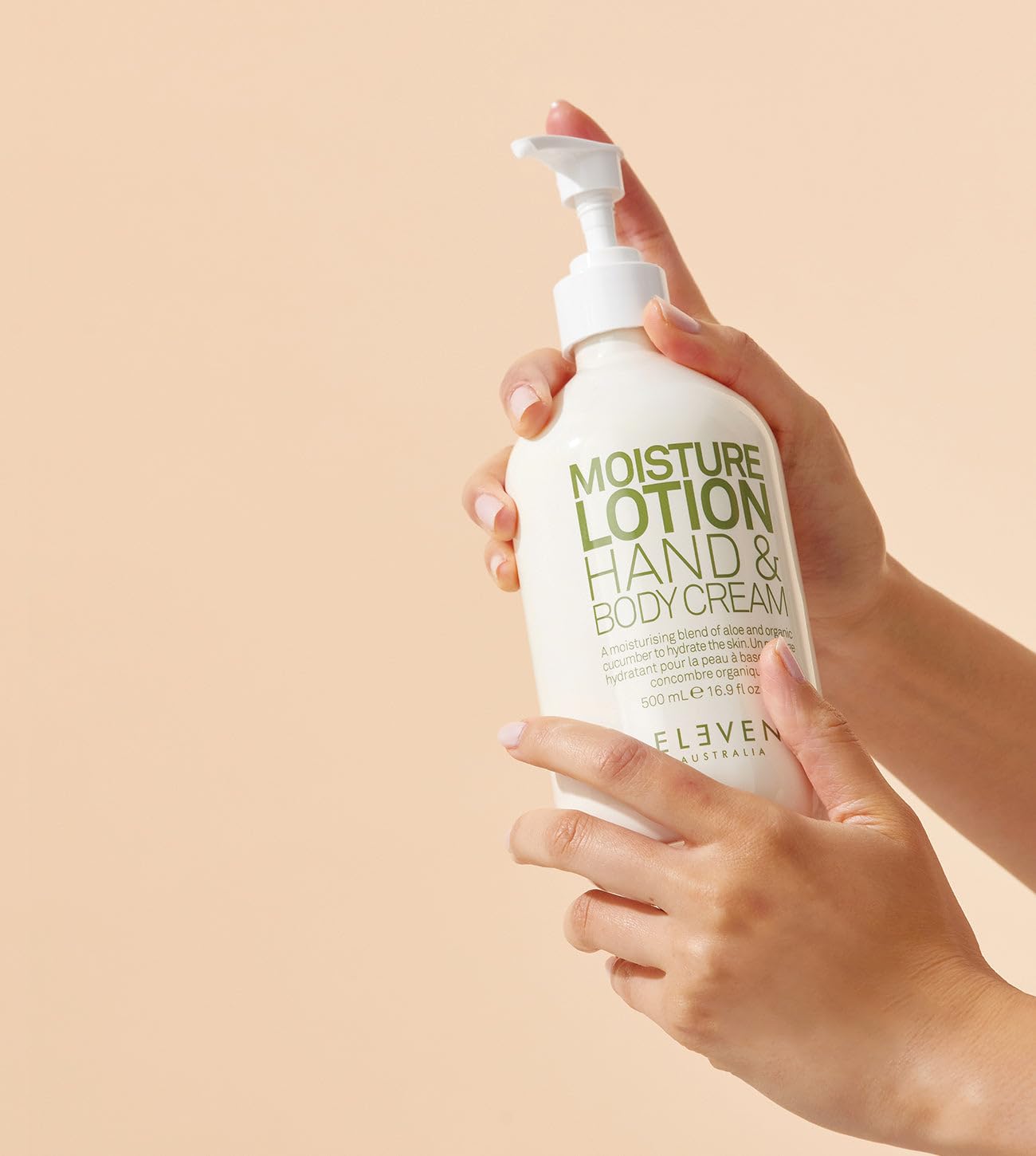 ELEVEN AUSTRALIA Moisture Lotion Hand & Body Cream for Dry Skin - Hydrating Formula for Ultra Soft Skin, Lightweight Body Moisturizer with Shea Butter & Aloe Vera, for Women and Men