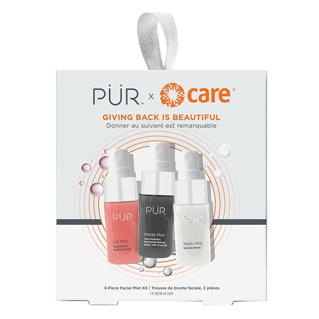 PÜR MINERALS x CARE 3-Piece Facial Mist Kit, 1 ct.