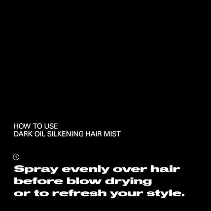 Sebastian Professional Dark Oil Silkening Fragrant Mist | Dry Conditioner | Infused with Jojoba Oil and Argan Oil | 4.5 fl oz | Packaging May Vary
