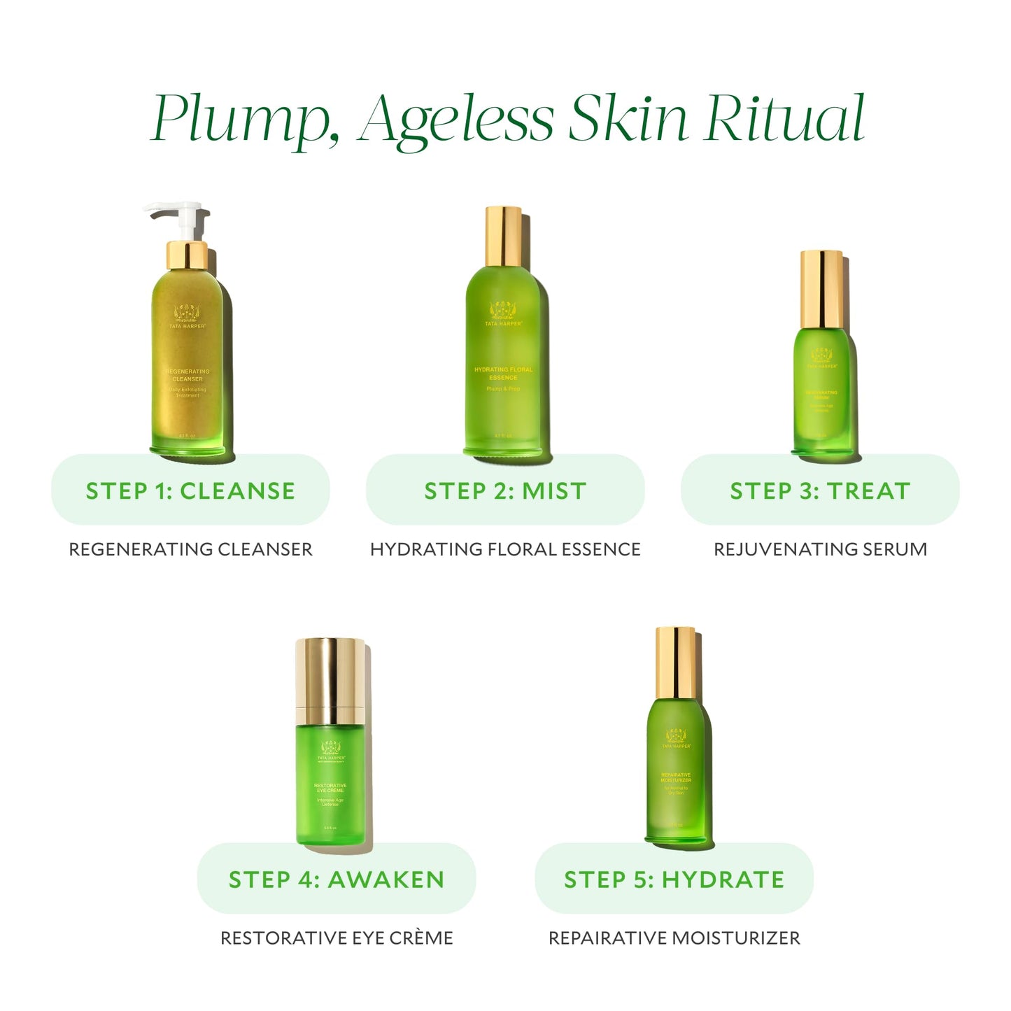 Tata Harper Hydrating Floral Essence, Hyaluronic Acid Mist, Hydrating Face Mist, Natural Skincare