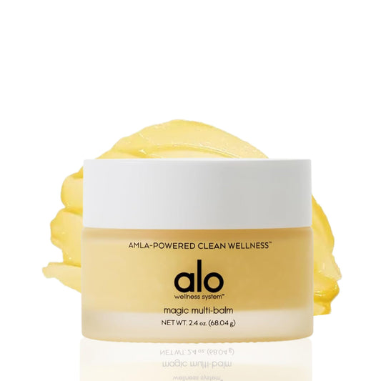 Alo Magic Multi-Balm | Aloe, Shea Butter & Moringa Oil | All-Over Skin Saver that Hydrates & Soothes | 2.4 oz