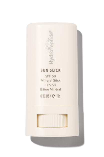 HydroPeptide Sun Slick SPF 50 Mineral Sunscreen Stick with Reparative Peptides, 0.52 Ounce (15g)