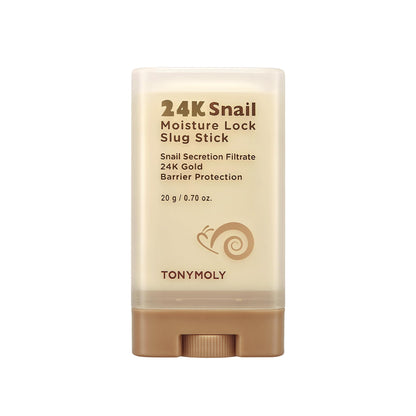TONYMOLY 24K Snail Moisture Facial Stick 20g – Hydrating Multi Balm with Snail Mucin & 24K Gold for Glowing Skin, Anti-Aging Skincare, Moisture Barrier Protection, Korean Skincare