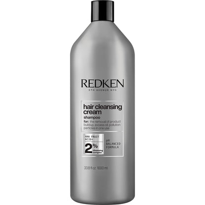 Redken Detox Hair Cleansing Cream Clarifying Shampoo For All Hair Types - Removes Buildup and Strengthens Hair Cuticle