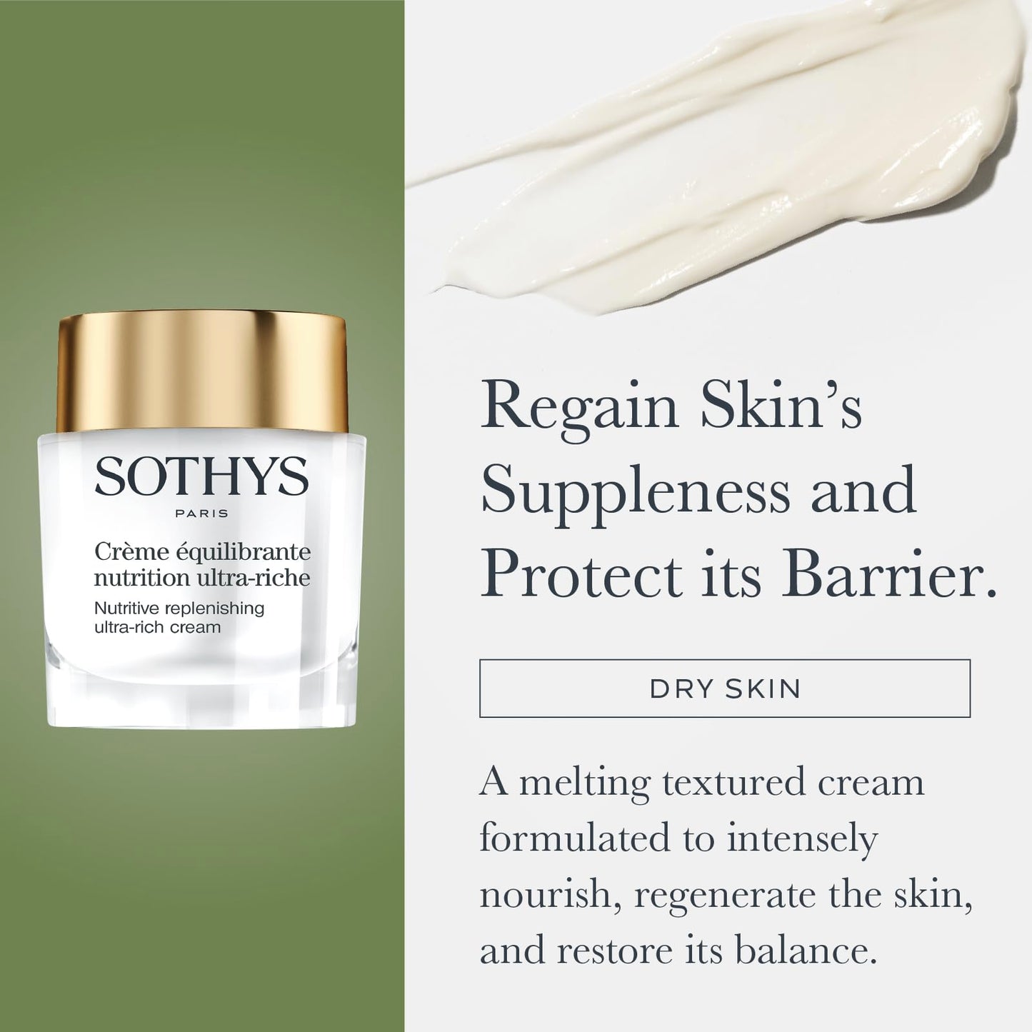 SOTHYS Ultra-Rich Nutritive Replenishing Cream | Daily Face Moisturizer for Dry Skin, Ultra-Rich Texture to Hydrate and Nourish