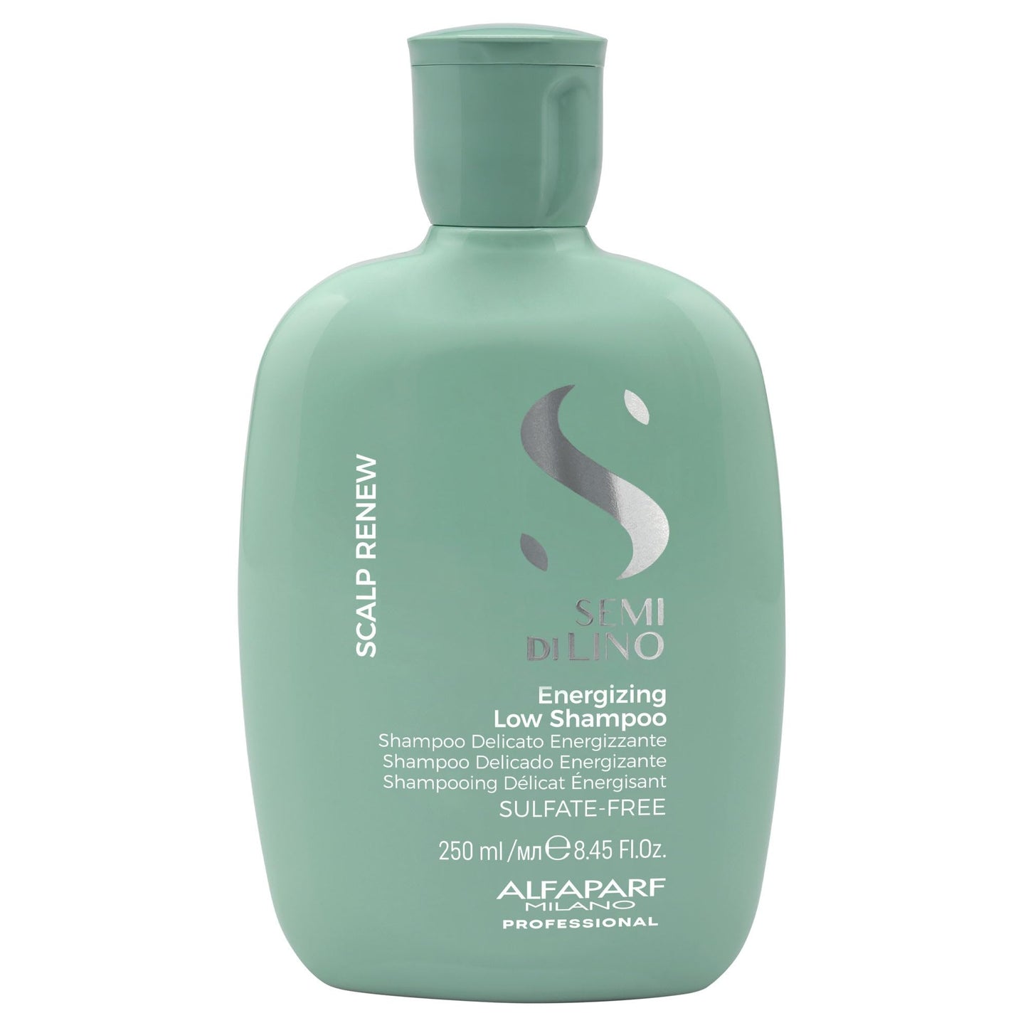 Alfaparf Milano Semi Di Lino Scalp Renew Low Shampoo for Thinning Hair - Sulfate Free Shampoo - Strengthens, Re-densifies and Stimulates Hair Fiber - Professional Salon Quality