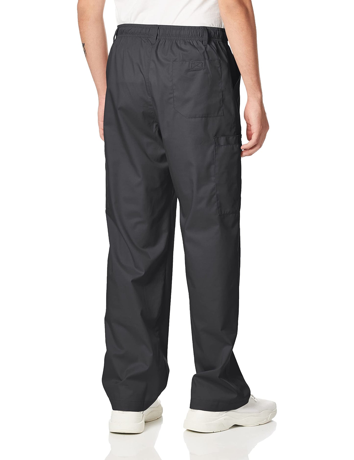 WonderWink Men's Cargo Pant, Pewter, Medium