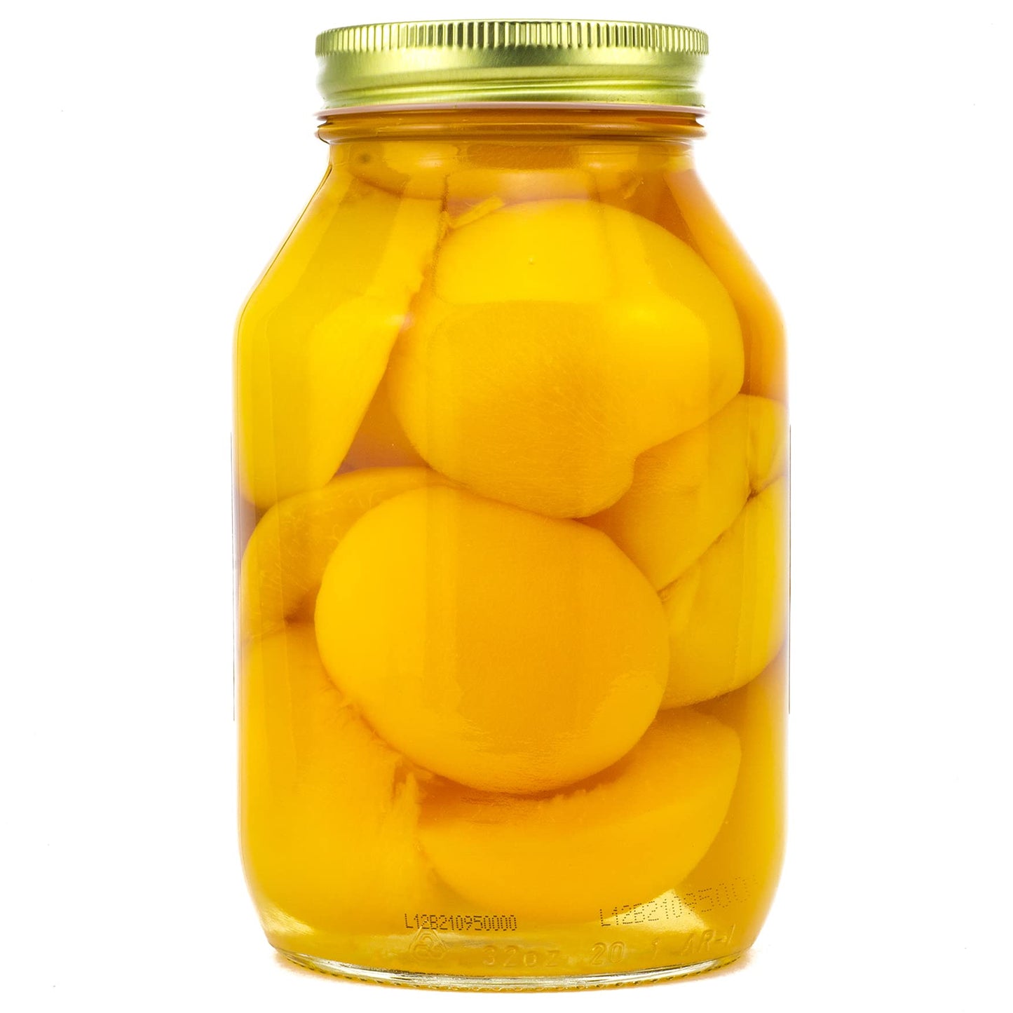 Amish Wedding Foods Old Fashioned Peach Halves 2 - 32 oz Jars