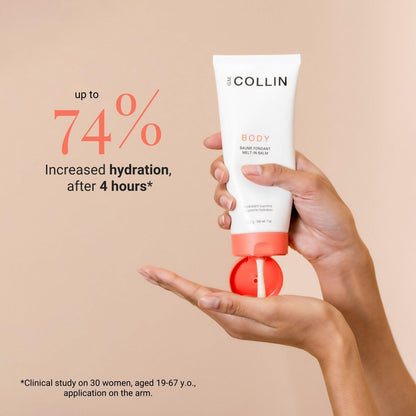 G.M. COLLIN Melt-In Balm | Whipped Body Cream with Shea and Mango Butters for Deep Moisturization