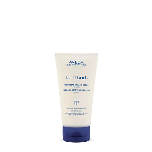 Aveda Brilliant Universal Styling Creme | Defines Texture | Seals in Moisture | Adds Shine | for Medium to Thick Curly & Coily Hair Types | Jasmine, Rose, Clove Aroma |5 Fl Oz
