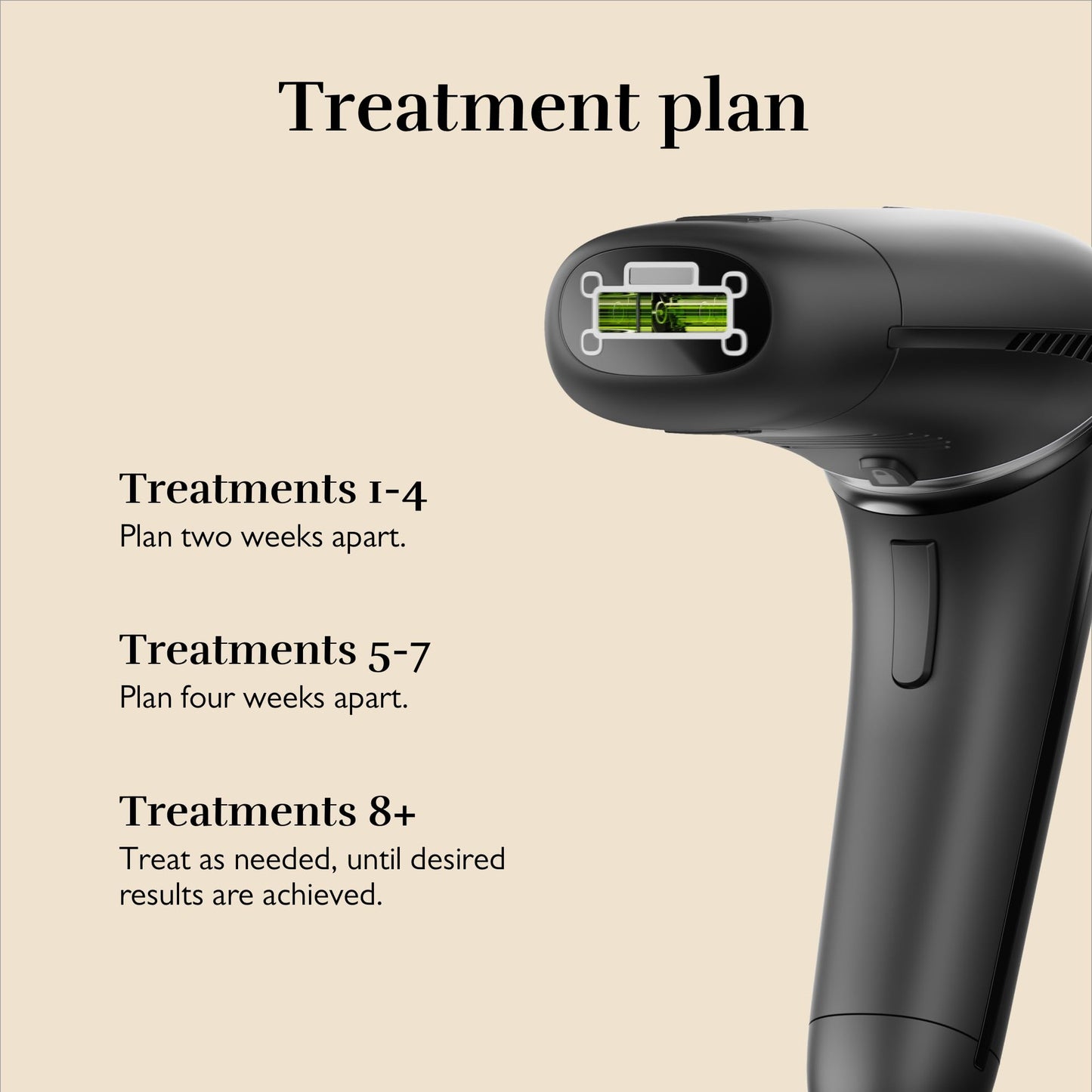 Silk'n 7 IPL Laser Hair Removal Device for Women and Men with Rotating Head, Painless Permanent Hair Reduction at Home for Face and Body in 7 Mins, 3 Smart Attachments and Automatic Skin Sensor, Black