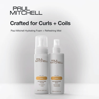 Paul Mitchell Refreshing Mist, Refreshes Scalp + Nourishes, For Curly + Coily Hair, 8.5 fl. oz