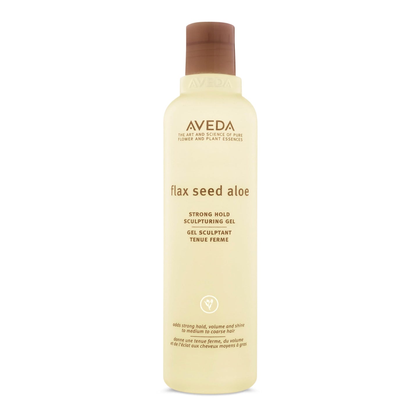 Aveda Flax Seed Aloe Strong Hold Sculpturing Gel | Adds Hold and Shine | For Molding and Sculptural Hair Styles | For Medium to Thick Hair | 8.5 Fl Oz