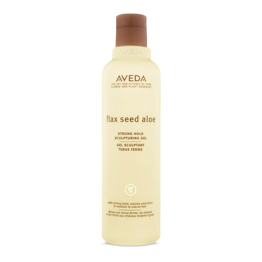 Aveda Flax Seed Aloe Strong Hold Sculpturing Gel | Adds Hold and Shine | For Molding and Sculptural Hair Styles | For Medium to Thick Hair | 8.5 Fl Oz