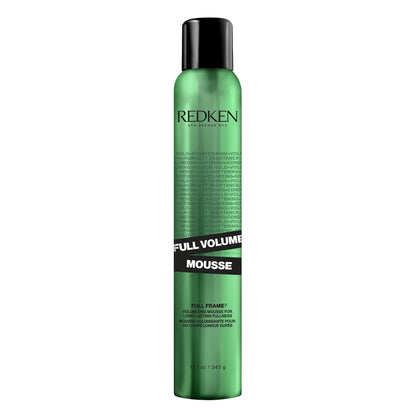 Redken Full Volume Hair Mousse - Provides Volumize & Body, Moisturizing Heat Protectant Styling Cream, For All Hair Types,12.1 Fl Oz
