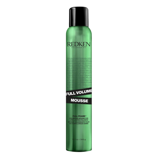 Redken Full Volume Hair Mousse - Provides Volumize & Body, Moisturizing Heat Protectant Styling Cream, For All Hair Types,12.1 Fl Oz