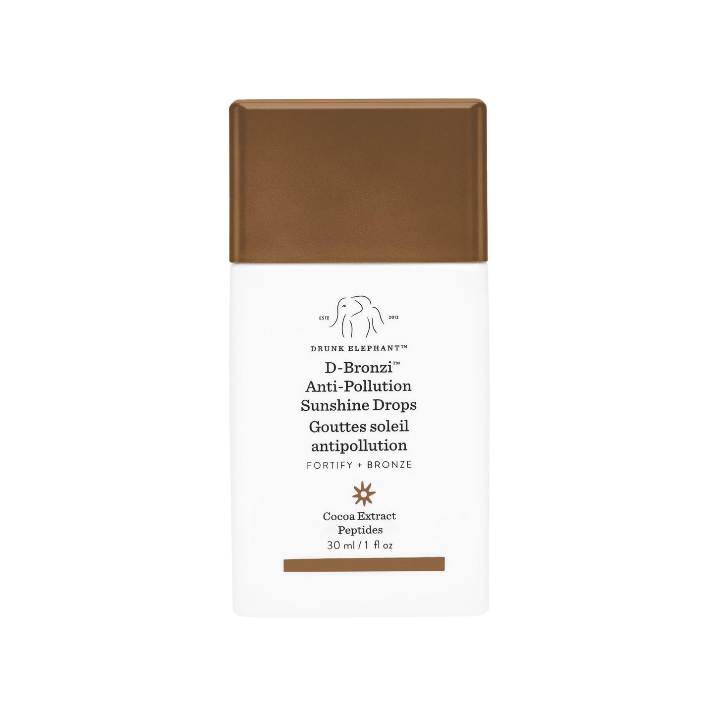 Drunk Elephant D-Bronzi Sunshine Drops - Bronzing Color Serum Drops - Clean Clinical Skincare - Cruelty-Free - Dermatologist-Tested - Free of Essential Oils, Silicones, and Fragrance