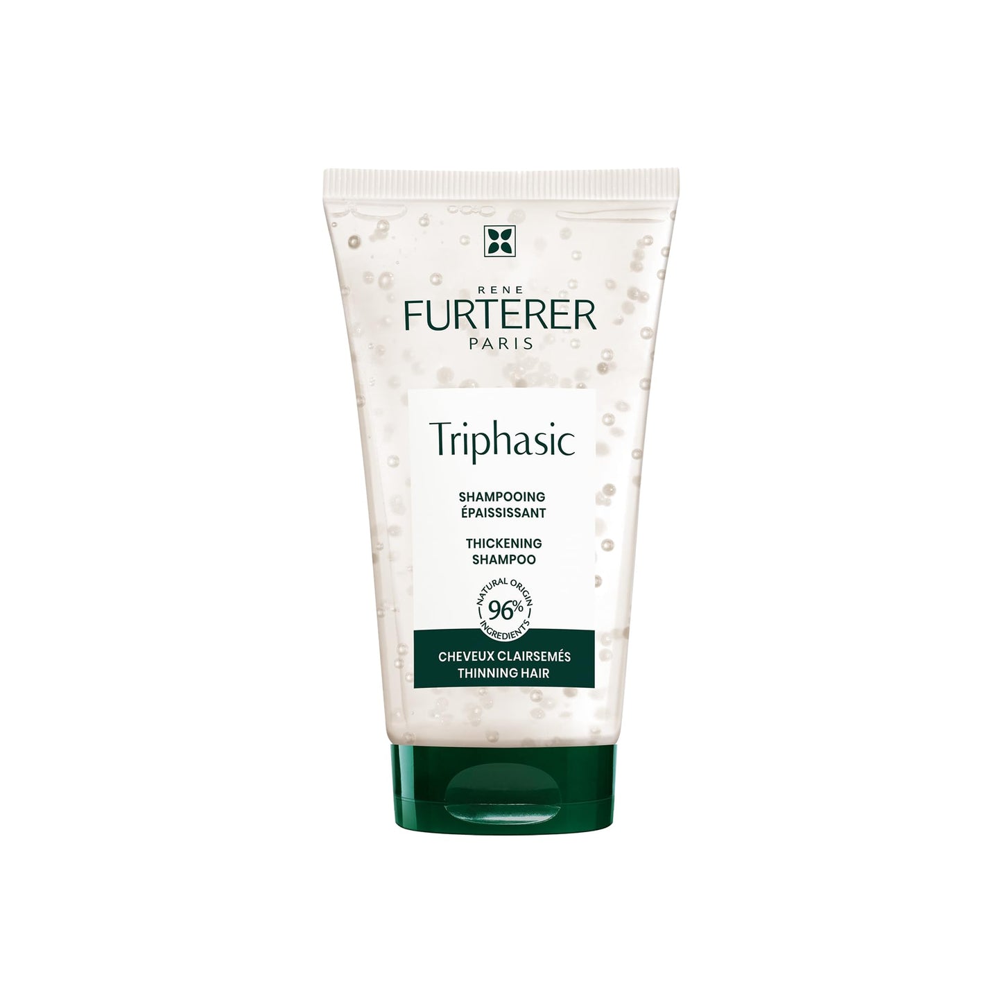 Rene Furterer TRIPHASIC Thickening Shampoo – For Thinning Hair – Improves hair density & strength – Scalp Nutrition – Rosemary Oil - For Men & Women - Color Safe