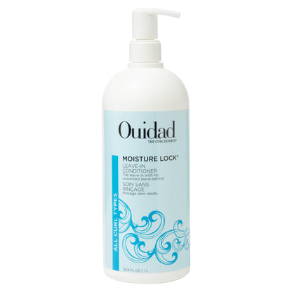 Ouidad Moisture Lock Leave-In Conditioner – 2-in-1 Hydrating Conditioner & Primer for Nourished, Defined Curls, Prevents Frizz, Promotes Shine, & Adds Slip For Detangling, Sulfate-Free, All Curl Types