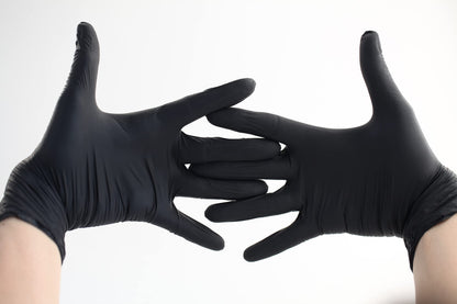 Perfect Stix Black Nitrile Exam Gloves - Size M - Pack of 100ct