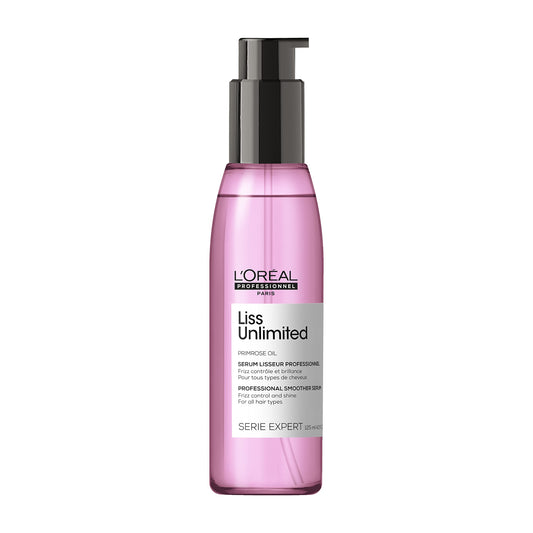 L'Oréal Professionnel Paris Liss Unlimited Blow-Dry Serum - For Frizz-Prone Hair, Provides Long-Lasting Frizz and Humidity Protection, With Prokeratin