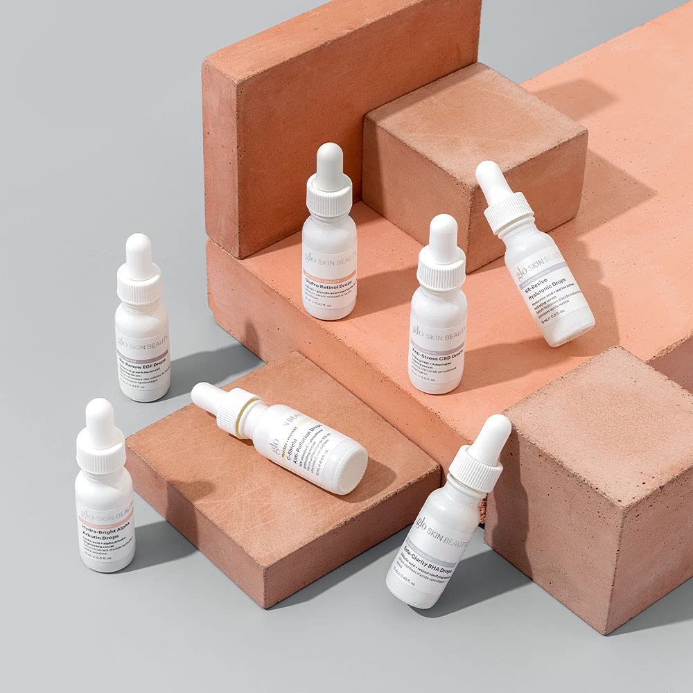 Glo Skin Beauty The Solution Serums Set | Target and Treat Specific Skin Concerns Including Dryness, Fine Lines, Hyperpigmentation, Blemishes, and Sensitivity