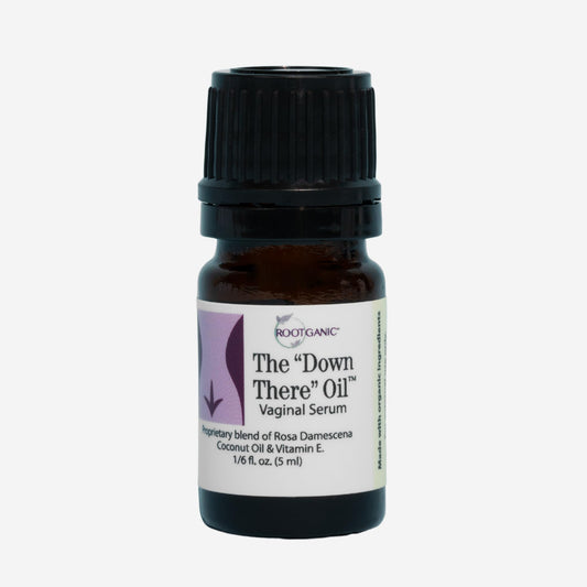 Down There Oil - External Intimate V Support for Dryness, Moisturization, Comfort and Confidence - Great for Daily Use - Estrogen-Free Intimate Oil for Feminine Care - 5 ml