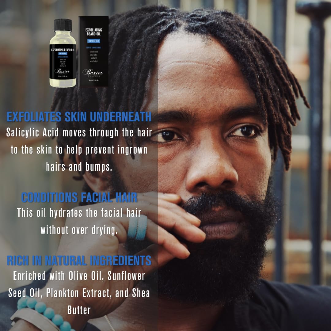 Baxter of California Exfoliating Beard Oil, 1 Fl Oz