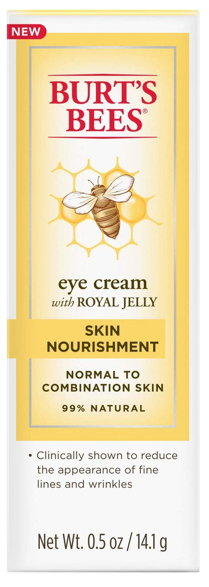 Burt's BeesNormal to Combination Skin Nourishment Eye Cream, Fragrance Free, 0.5 Oz (Package May Vary)