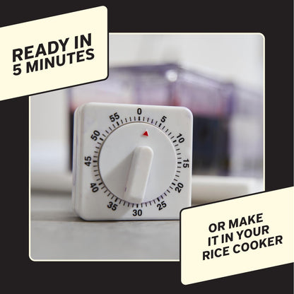 It’s That Simple White Rice Blend from It's Skinny, 50% Less Carbs, Certified Gluten-Free, Non-GMO & Vegan, Cooks in 5 Minutes – 5.29 oz (Pack of 6)
