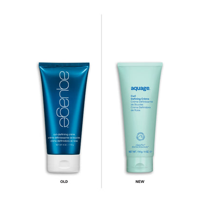 Aquage Curl Cream - Frizz Control Defining Cream for Natural Curls and Waves - Moisturizing Curly Hair Products with Soft Hold and Shine (8 oz)