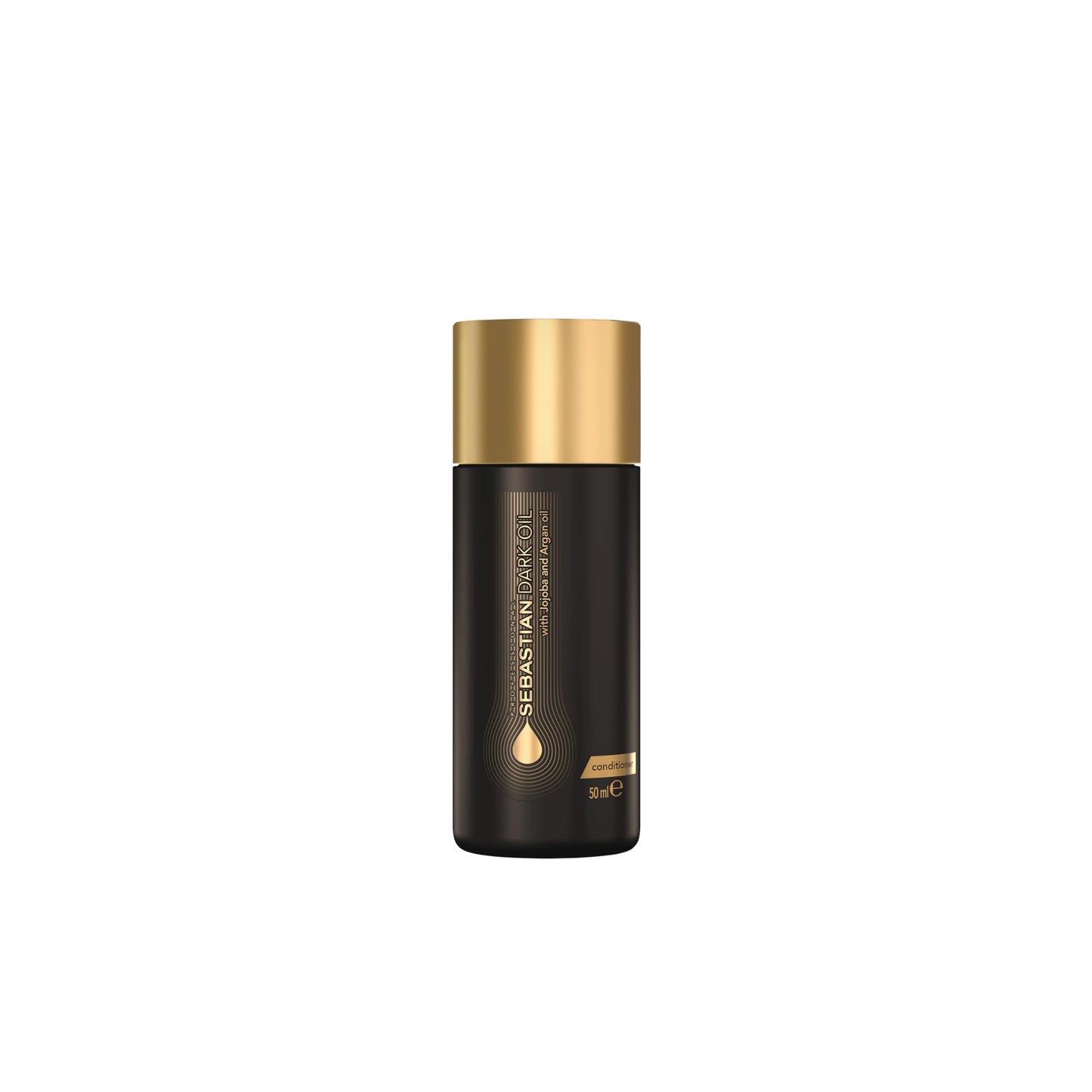 Sebastian Professional Dark Oil Lightweight Conditioner | Infused with Jojoba & Argan Oil for Silky, Smooth Conditioned Hair