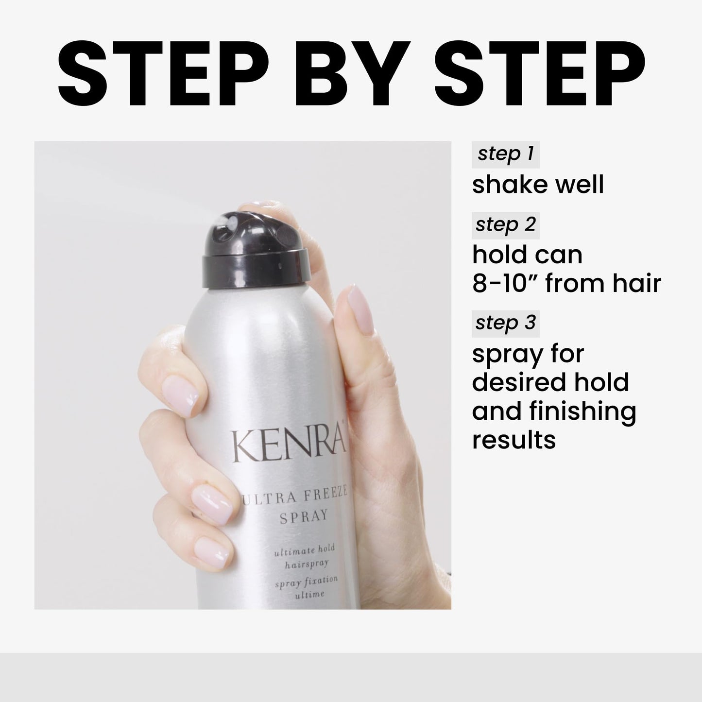 Ultra Freeze Spray 30 | Ultimate Hold Hairspray | Long-Lasting, Ultra-Firm Hold | Fast-Drying Formula | Provides Humidity Resistance | High Shine, Flake-Free Finish | All Hair Types