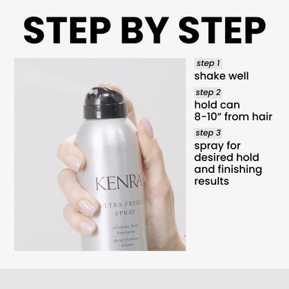 Ultra Freeze Spray 30 | Ultimate Hold Hairspray | Long-Lasting, Ultra-Firm Hold | Fast-Drying Formula | Provides Humidity Resistance | High Shine, Flake-Free Finish | All Hair Types