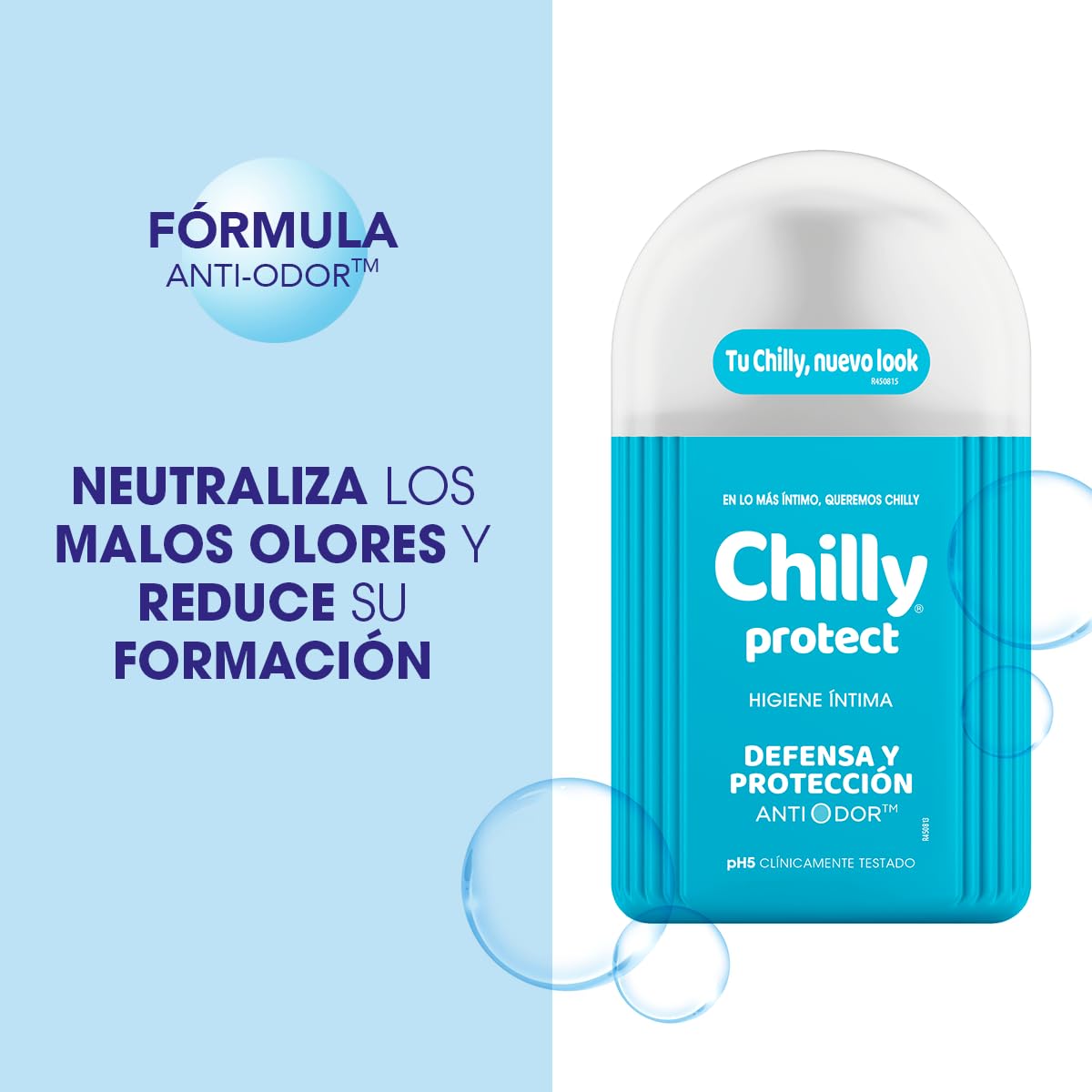 Chilly Protect Antibacteriano Intimate Hygiene Gel, 250 ml