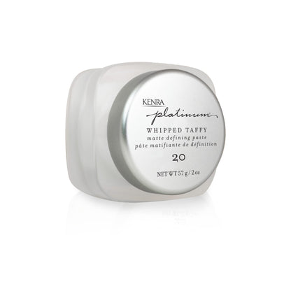 Kenra Platinum Whipped Taffy 20 | Matte Defining Paste | Delivers An Ultra-Matte, Firm Hold Finish | Sculpts, Smooths & Texturizes Styles | All Hair Types