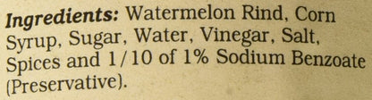Jake and Amos Pickled Sweet Watermelon Rind Jars, 16 Ounce - 2 pack