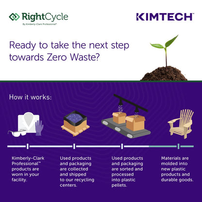 Kimtech™ Purple Nitrile™ Exam Gloves (55084), 5.9 Mil, Ambidextrous, 9.5”, X-Large, 90 Nitrile Gloves/Box