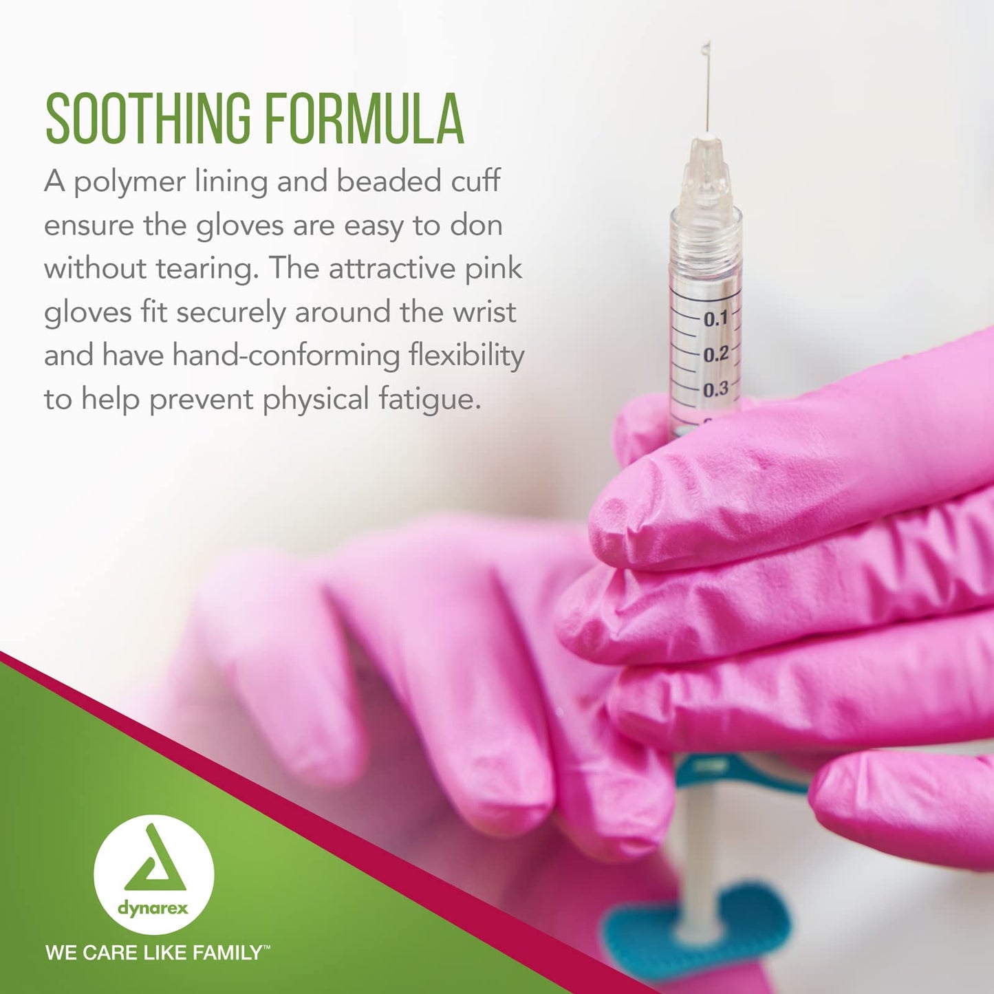 Dynarex AloeSkin Nitrile Exam Gloves with Aloe, Powder-Free, Disposable Gloves with Aloe Vera for Dry Hands, Magenta, Large, 1 Case of 1000 Gloves - 10 Boxes of 100 Gloves