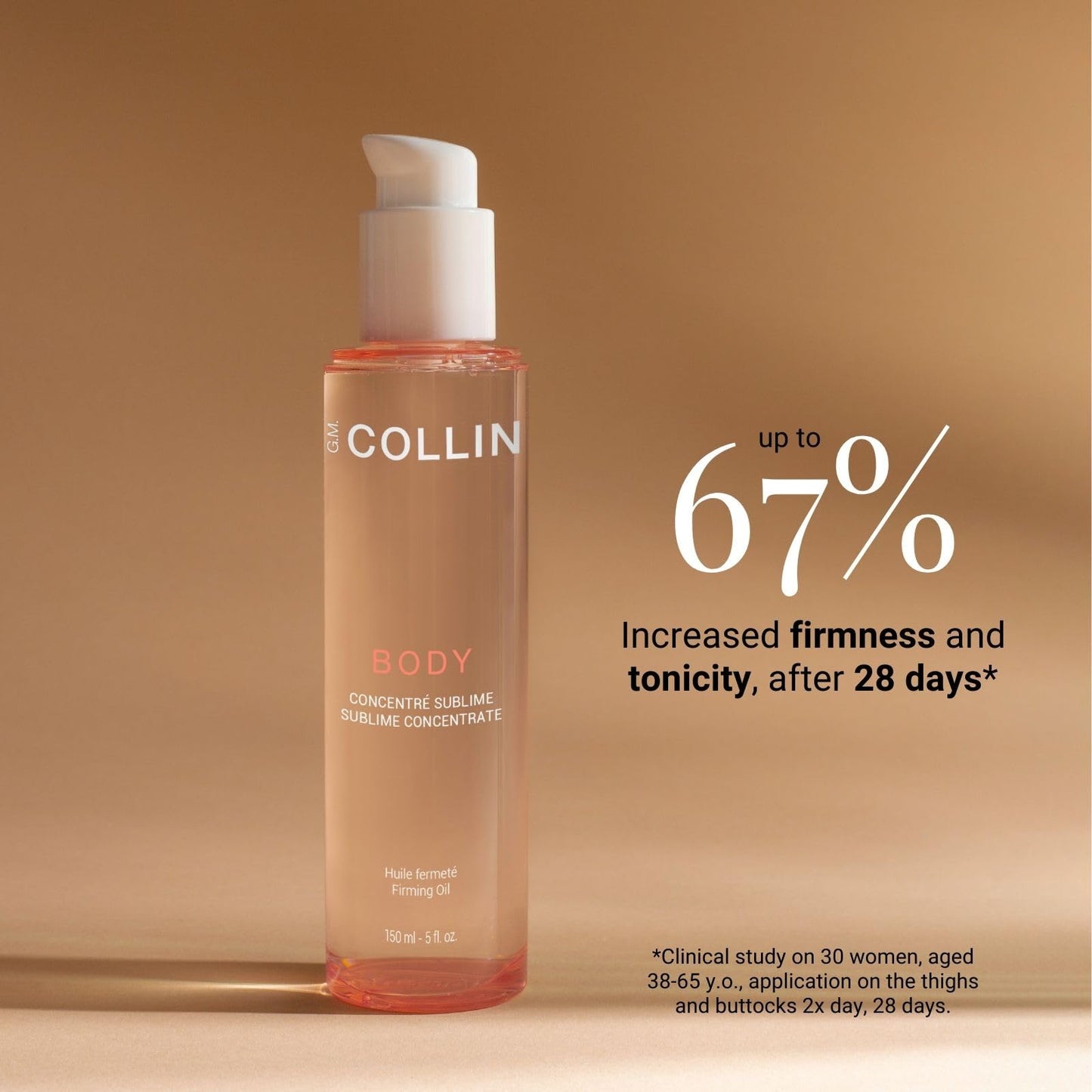 G.M. COLLIN Sublime Concentrate | Moisturizing Body Oil with Cocoa, Jojoba, and Vitamin E for Dry Skin
