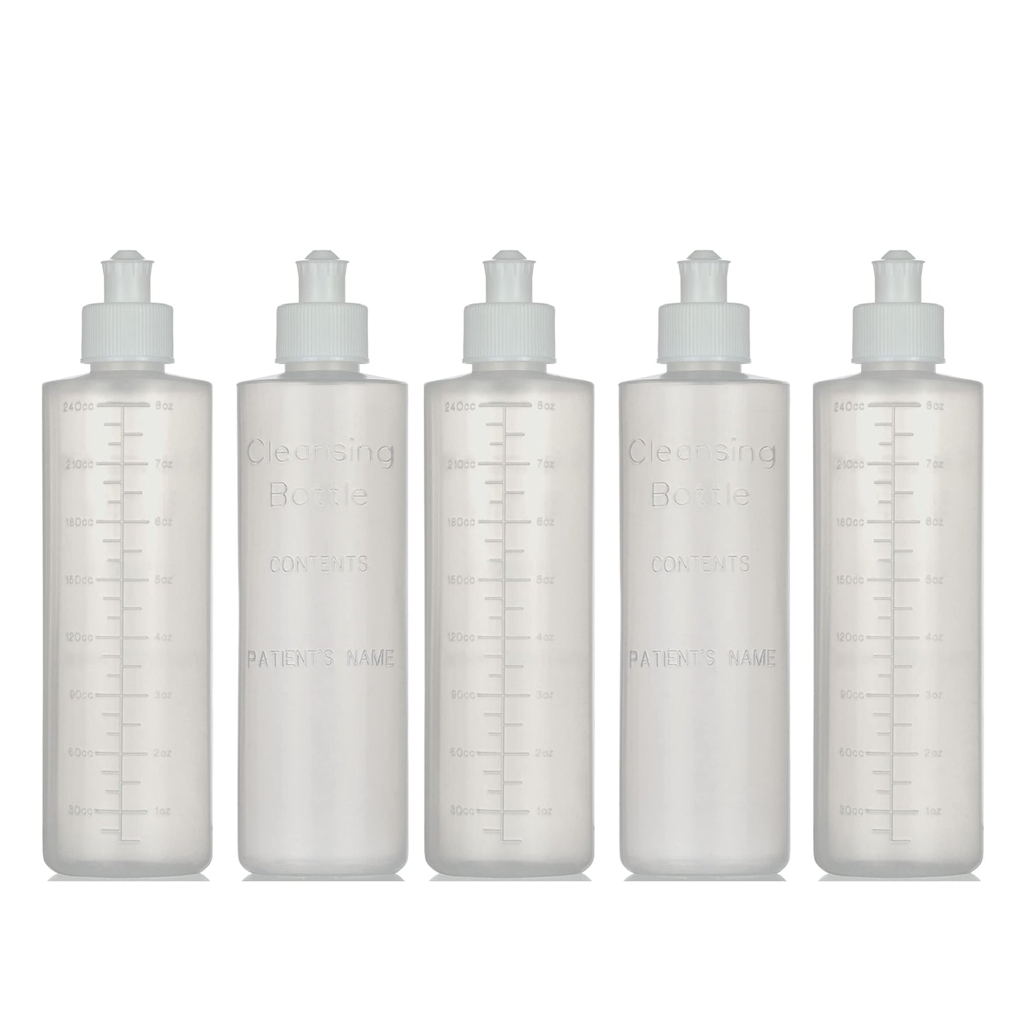 Perineal Lavette Irrigation Bottle for Postpartum Care - After-Birth Essentials for Mom to Soothe and Clean Perineal Area - Premium Portable Bidet for Women - 8OZ (Pack of 5)