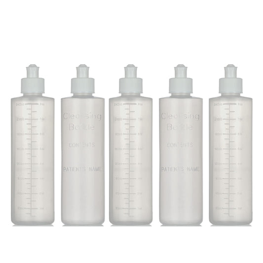 Perineal Lavette Irrigation Bottle for Postpartum Care - After-Birth Essentials for Mom to Soothe and Clean Perineal Area - Premium Portable Bidet for Women - 8OZ (Pack of 5)