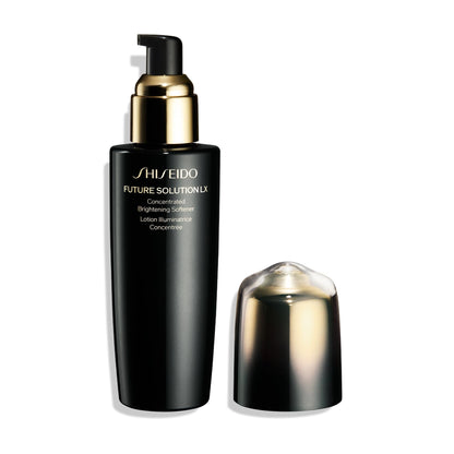 Shiseido Future Solution LX Concentrated Brightening Softener - Anti-Aging Facial Lotion - Smooths & Clarifies Skin - All Skin Types - Non-Comedogenic
