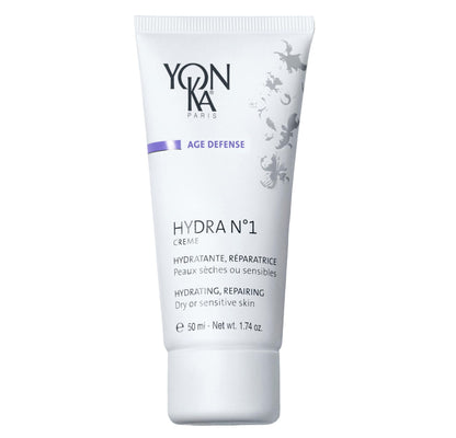 Yonka Daily Reparative Moisturizer, Hydra No. 1 Creme - Rich Anti-Aging Skincare with Hyaluronic Acid, Vitamins A, C & E for Dry Skin, Paraben-Free